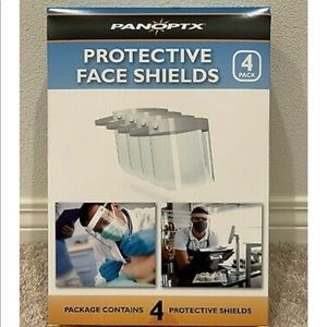 PANOPTX  Protective Face Shields individual 4 pack